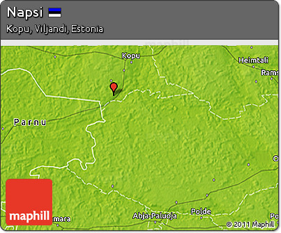 Physical 3D Map of Napsi