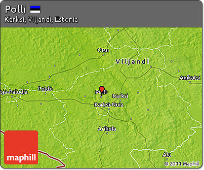 Physical 3D Map of Polli