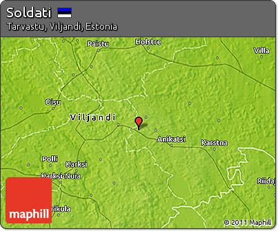 Physical 3D Map of Soldati