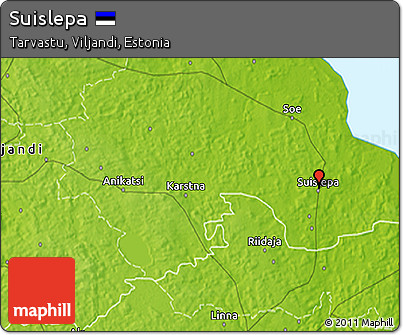 Physical 3D Map of Suislepa