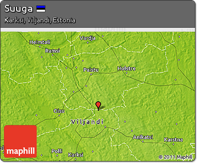 Physical 3D Map of Suuga