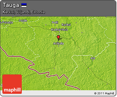 Physical 3D Map of Tauga