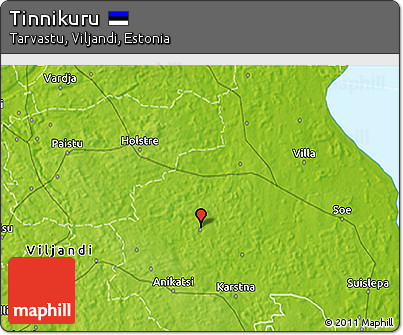 Physical 3D Map of Tinnikuru
