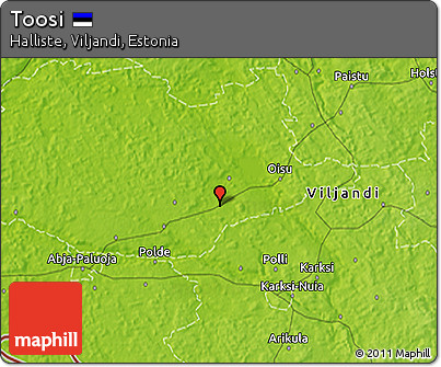 Physical 3D Map of Toosi