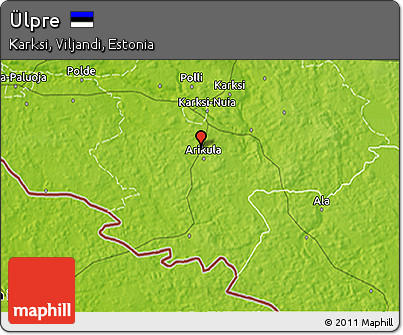 Physical 3D Map of Ülpre