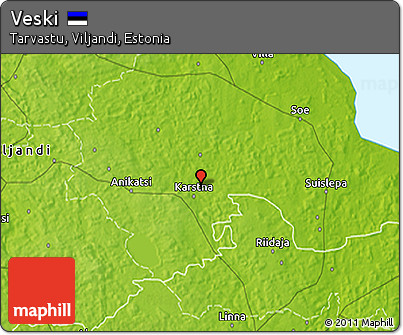 Physical 3D Map of Veski