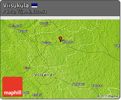 Physical 3D Map of Viisuküla