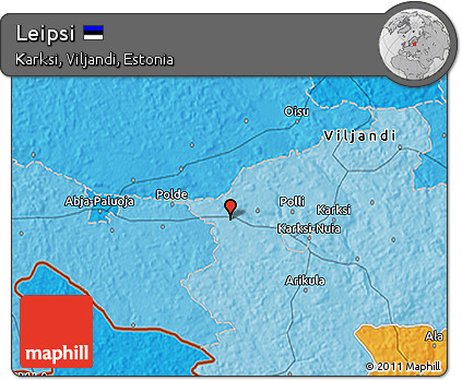Political 3D Map of Leipsi