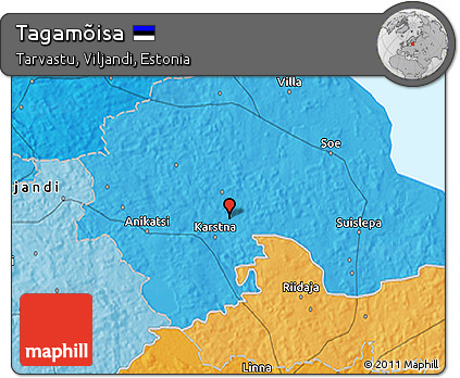 Political 3D Map of Tagamõisa