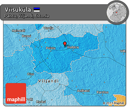 Political 3D Map of Viisuküla