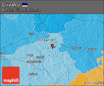 Political 3D Map of Liivaku