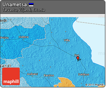 Political 3D Map of Unametsa