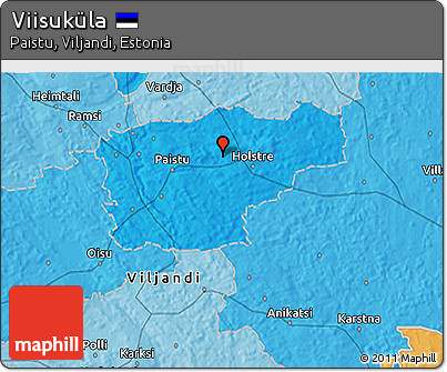 Political 3D Map of Viisuküla
