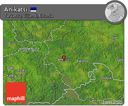 Satellite 3D Map of Anikatsi