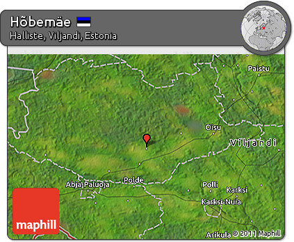 Satellite 3D Map of Hõbemäe