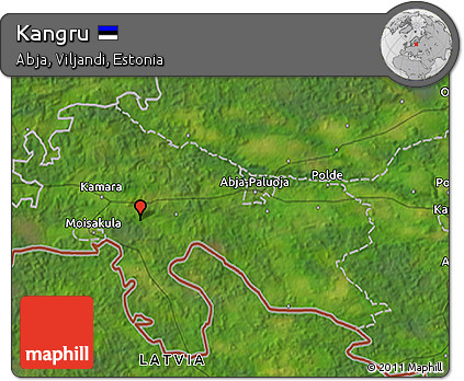 Satellite 3D Map of Kangru