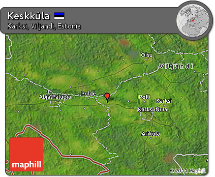 Satellite 3D Map of Keskküla