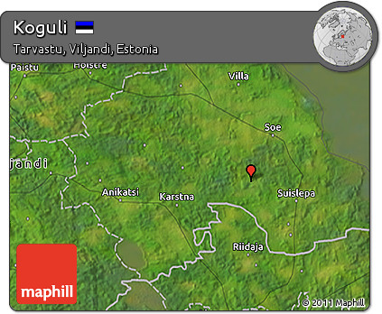 Satellite 3D Map of Koguli