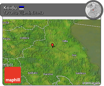 Satellite 3D Map of Koidu