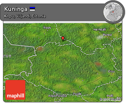 Satellite 3D Map of Kuninga