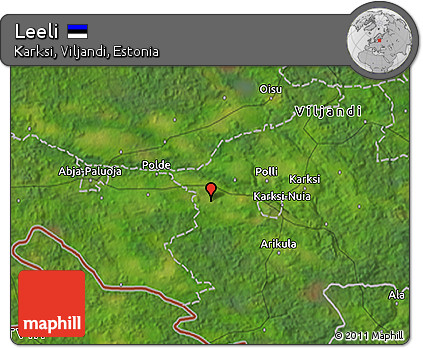 Satellite 3D Map of Leeli