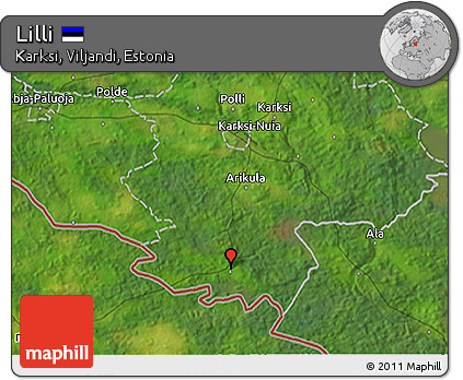 Satellite 3D Map of Lilli
