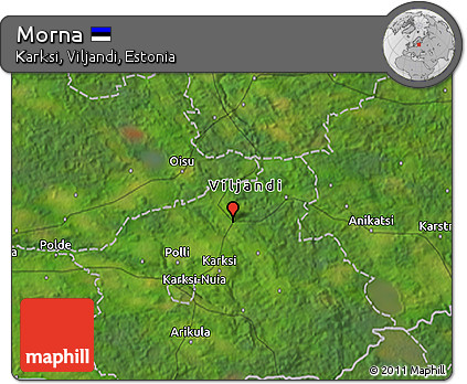 Satellite 3D Map of Morna
