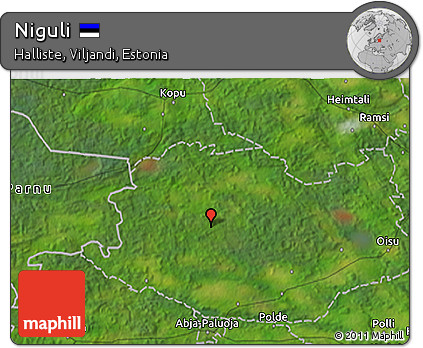 Satellite 3D Map of Niguli