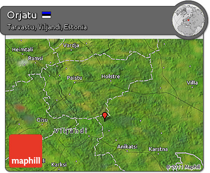 Satellite 3D Map of Orjatu