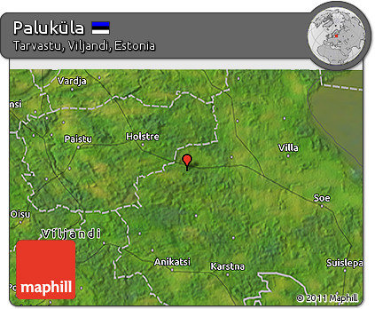 Satellite 3D Map of Paluküla