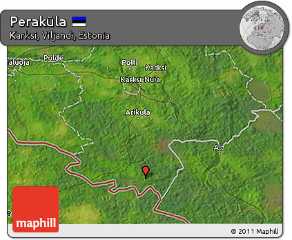Satellite 3D Map of Peraküla