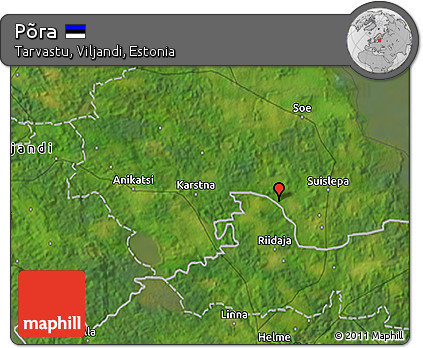 Satellite 3D Map of Põra