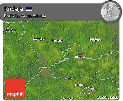 Satellite 3D Map of Riidaja