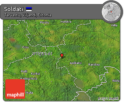 Satellite 3D Map of Soldati