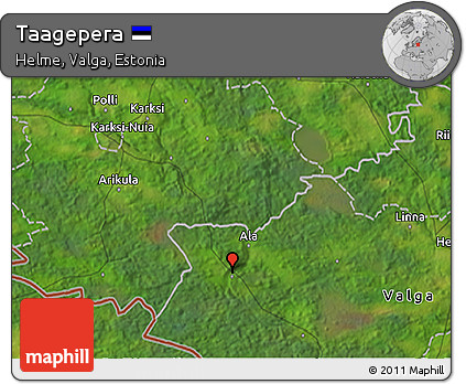 Satellite 3D Map of Taagepera