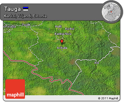 Satellite 3D Map of Tauga