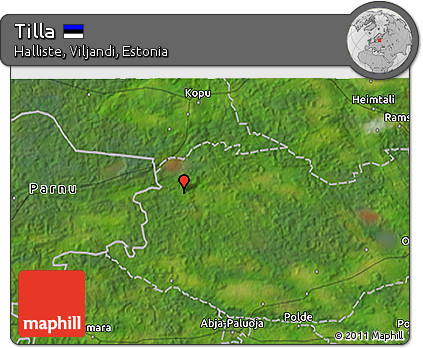 Satellite 3D Map of Tilla