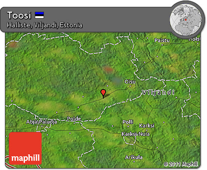 Satellite 3D Map of Toosi