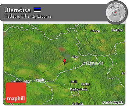 Satellite 3D Map of Ülemõisa