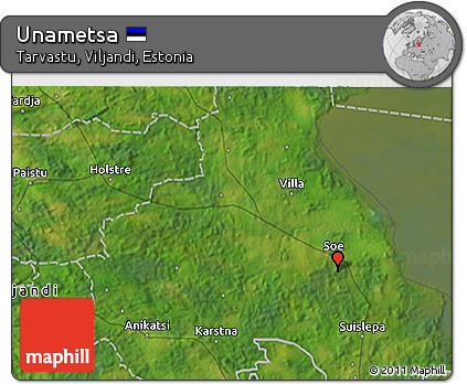 Satellite 3D Map of Unametsa