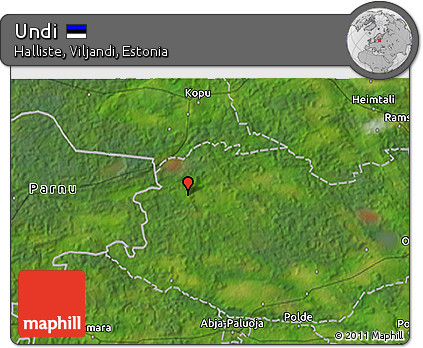 Satellite 3D Map of Undi