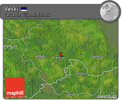 Satellite 3D Map of Veski