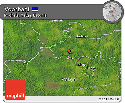Satellite 3D Map of Voorbahi