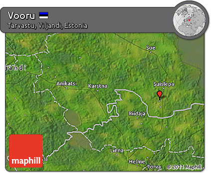 Satellite 3D Map of Vooru