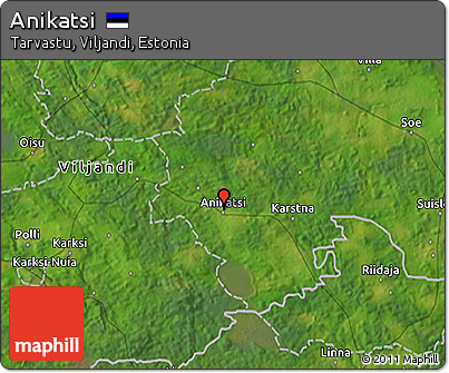 Satellite 3D Map of Anikatsi