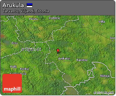 Satellite 3D Map of Aruküla