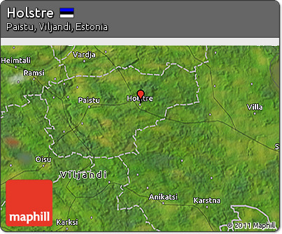 Satellite 3D Map of Holstre