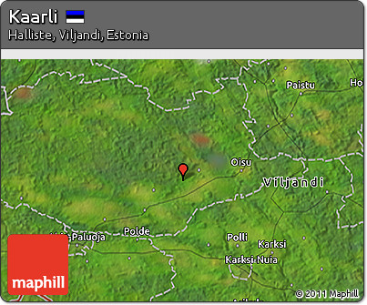Satellite 3D Map of Kaarli