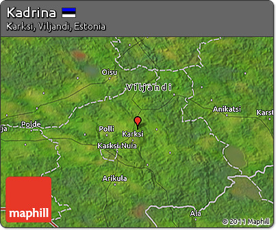 Satellite 3D Map of Kadrina