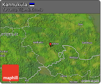 Satellite 3D Map of Kannuküla